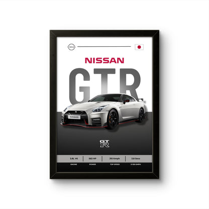 Nissan GTR - Car Photo Frame - Art Drift