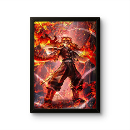 Rengoku Kyojuro - Demon Slayer - Anime Photo Frame - Art Drift