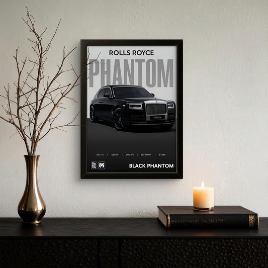 Rolls Royce Phantom - Car Photo Frame - Art Drift
