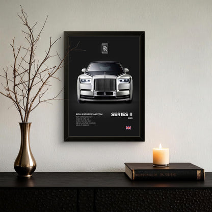 Rolls Royce Phantom II - Car Photo Frame - Art Drift