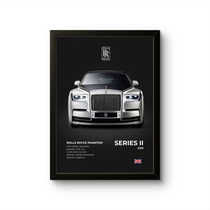 Rolls Royce Phantom II - Car Photo Frame - Art Drift