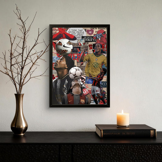 Street Football King- Football Photo Frame - Art Drift