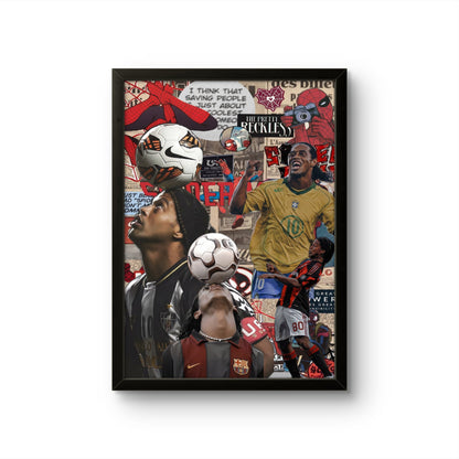 Street Football King- Football Photo Frame - Art Drift