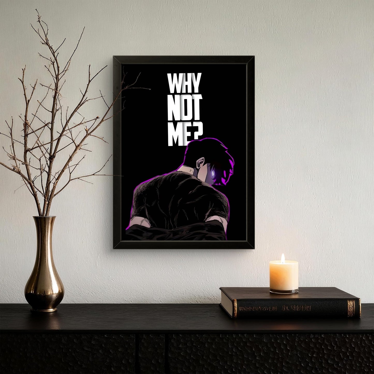 Sung Jinwoo - Solo Leveling - Motivation Photo Frame - Art Drift