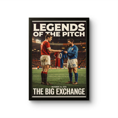 The Big Exchangel- Football Photo Frame - Art Drift