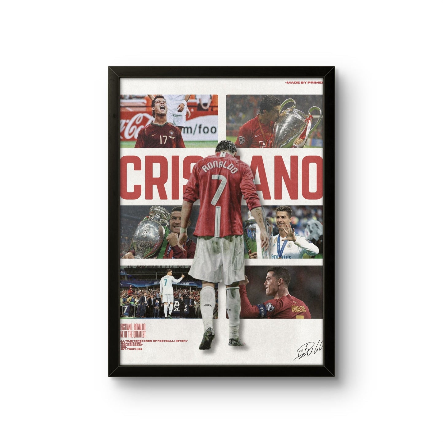 The Legacy of CR7- Football Photo Frame - Art Drift