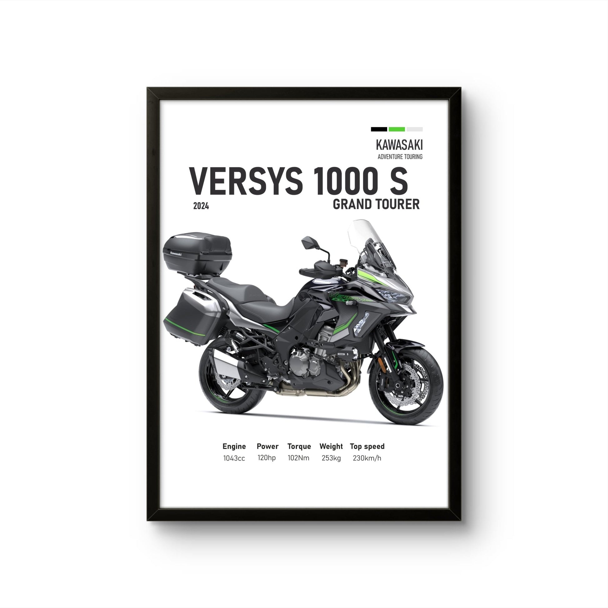 Versys 1000 S - Bike Photo Frame - Art Drift