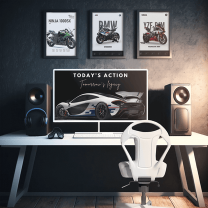 Versys 1000 S - Bike Photo Frame - Art Drift