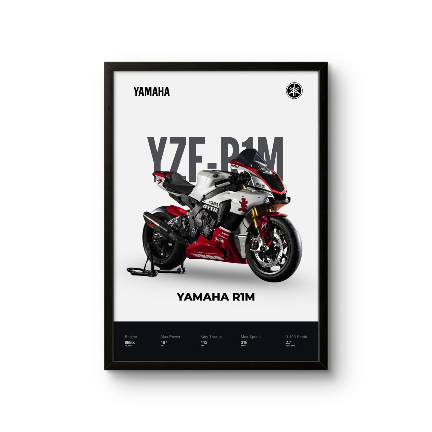 Yamaha R1M - Bike Photo Frame - Art Drift