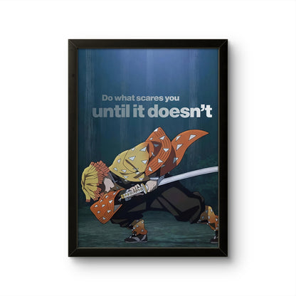 Zenitsu - Demon Slayer - Motivation Photo Frame - Art Drift
