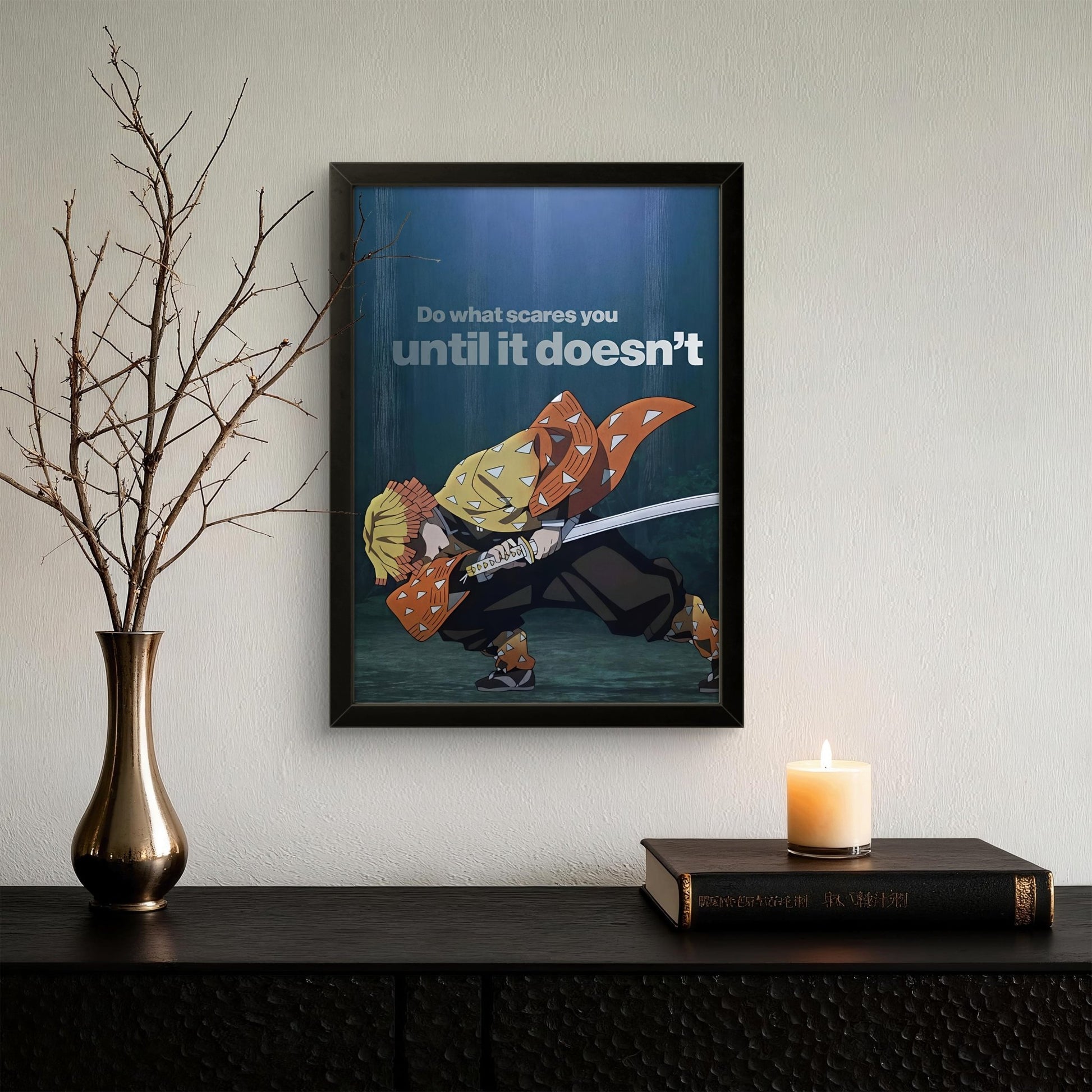Zenitsu - Demon Slayer - Motivation Photo Frame - Art Drift